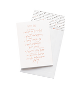 Festive List // Greeting Card