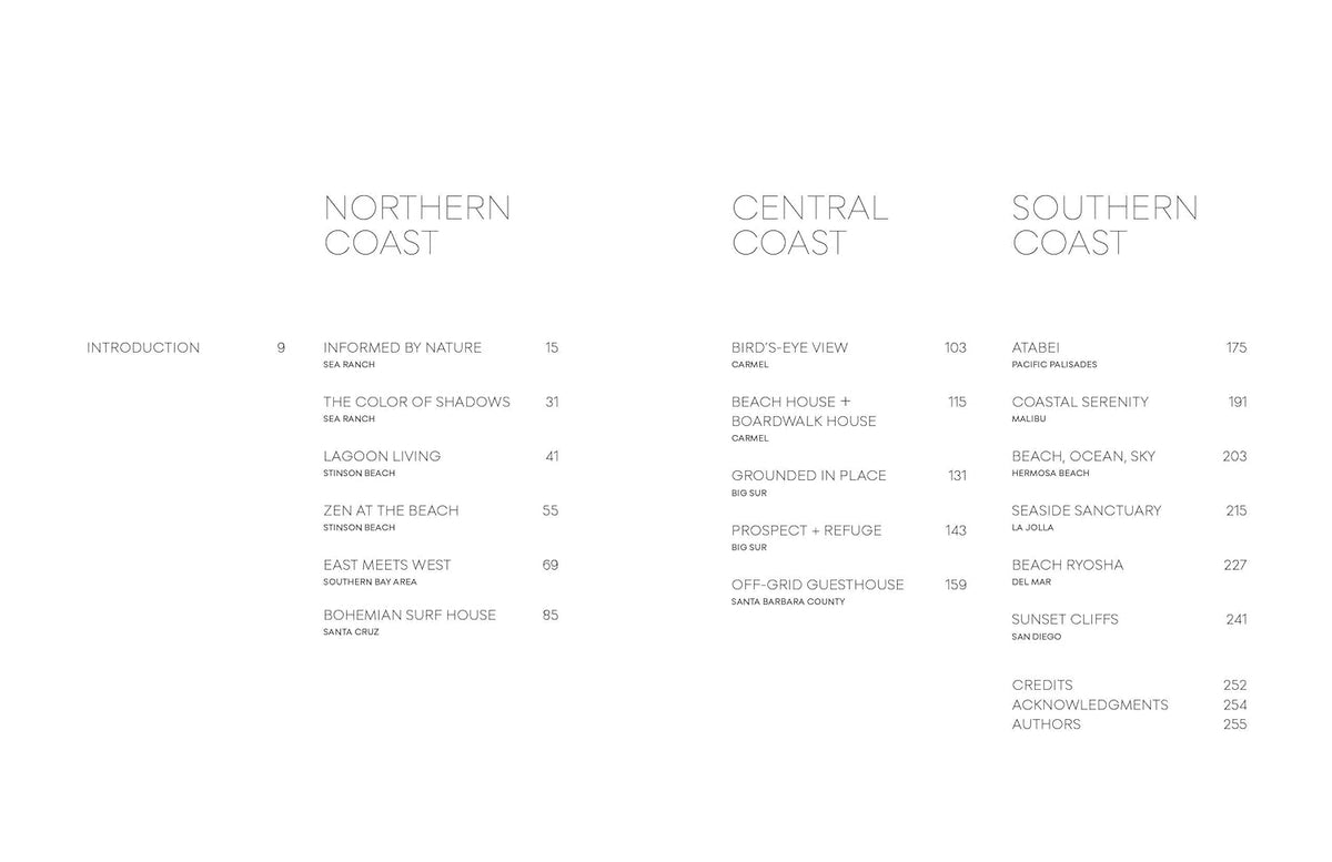 California Coastal back cover