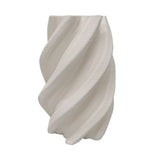 Lowri White 3D Printed Ceramic Vase – Sculptural Modern Vase
