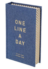 Denim edition One Line a Day five year memory journal cover