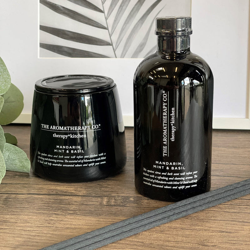 Mandarin, Mint & Basil Kitchen Diffuser – 250ml | Therapy Kitchen