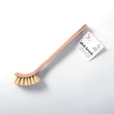 Good Change wooden dish brush in FSC beech with natural tampico bristles