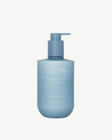 Ecoya Sandalwood and Amber conditioner in a 450ml pale blue pump bottle