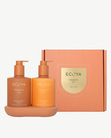 Ecoya Bathroom Edit gift set in Mandarin Gin with wash, lotion and terracotta gift box