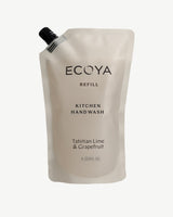 Ecoya Tahitian Lime and Grapefruit kitchen hand wash 1 litre refill pouch