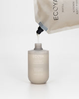 Ecoya Tahitian Lime and Grapefruit hand wash refill pouch label detail