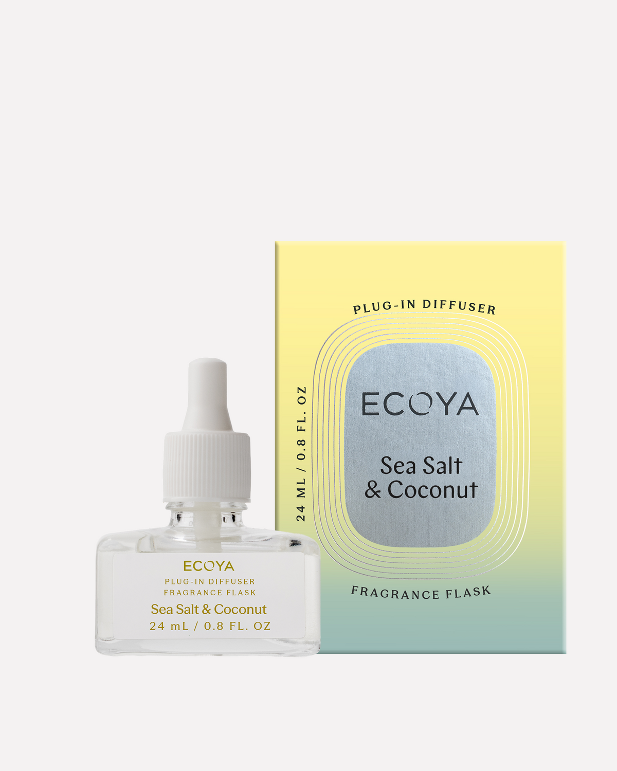 Ecoya Sea Salt and Coconut plug-in diffuser fragrance flask 24ml