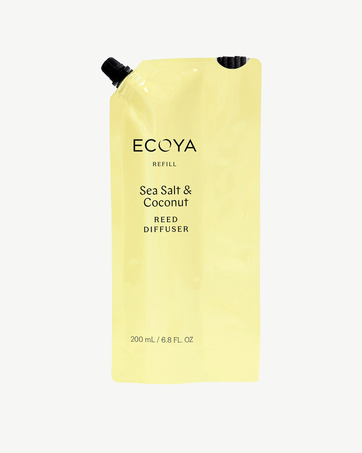 Ecoya Sea Salt and Coconut reed diffuser refill 200ml bottle
