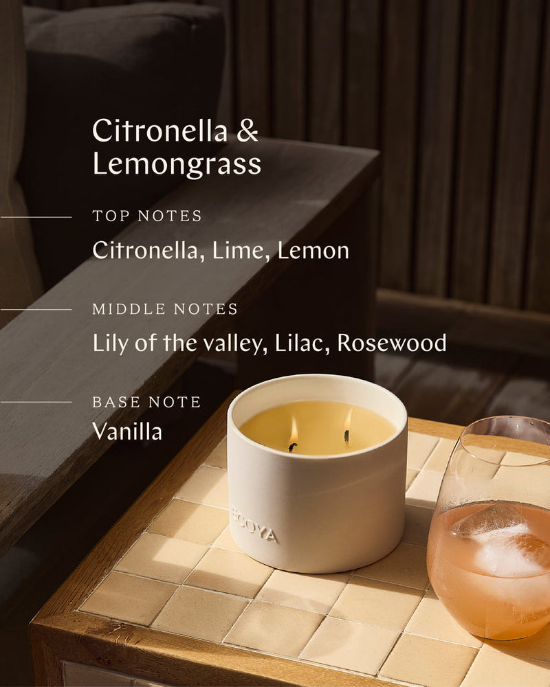 Citronella & Lemongrass Outdoor Candle