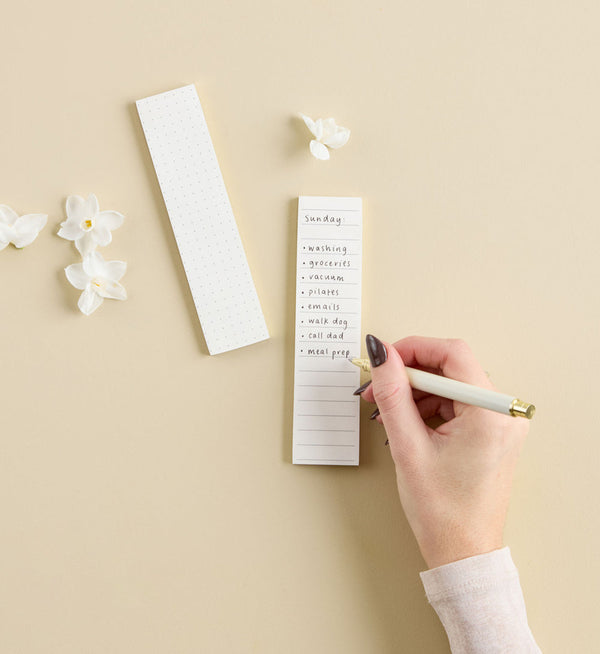 List Maker | Long Sticky Note Set | Pack of Two