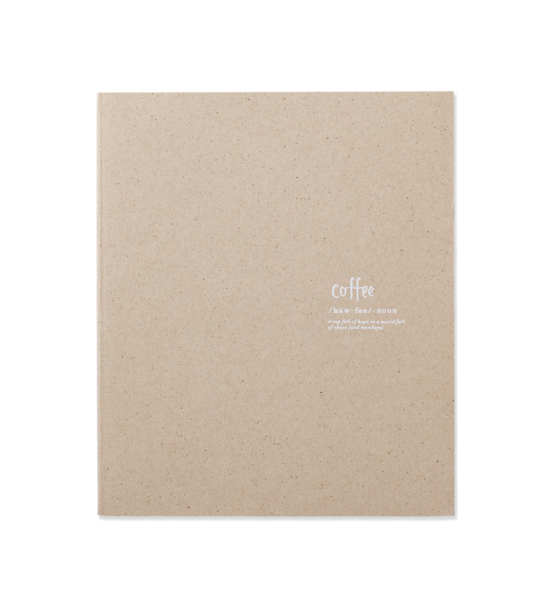 Coffee Definition | Signature Notebook