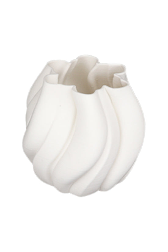 Emmy White 3D Printed Ceramic Vase - Small/Large