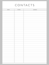 2026 Family Chaos Planner from Write to Me | A3 Wall Calendar (6 Columns)