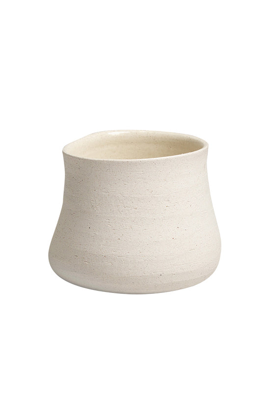 Sandface Pinched Form Pot