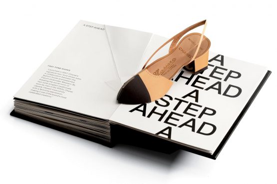 Fashion Unfolded Pop-Up Chanel page spread detail