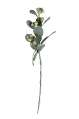 Mini Eucalyptus Pod Spray 40cm from Artificial Flora, perfect for floral styling and incorporating greenery into your space.