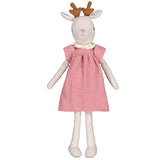 Noemie the Deer from Lily & George – Soft Toy Doll (Pink Dress)