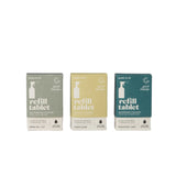 Set of three Good Change refill cleaning tablet boxes
