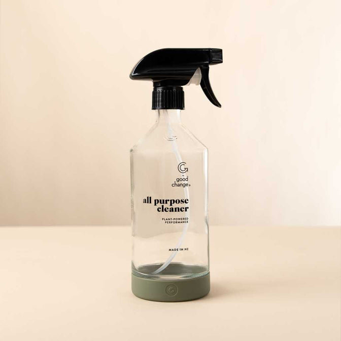 All-purpose reusable glass spray bottle by Good Change.