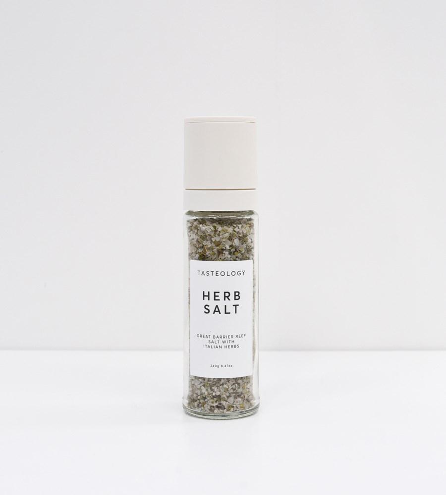 Tasteology Herb Salt Grinder – Great Barrier Reef Rock Salt 240g