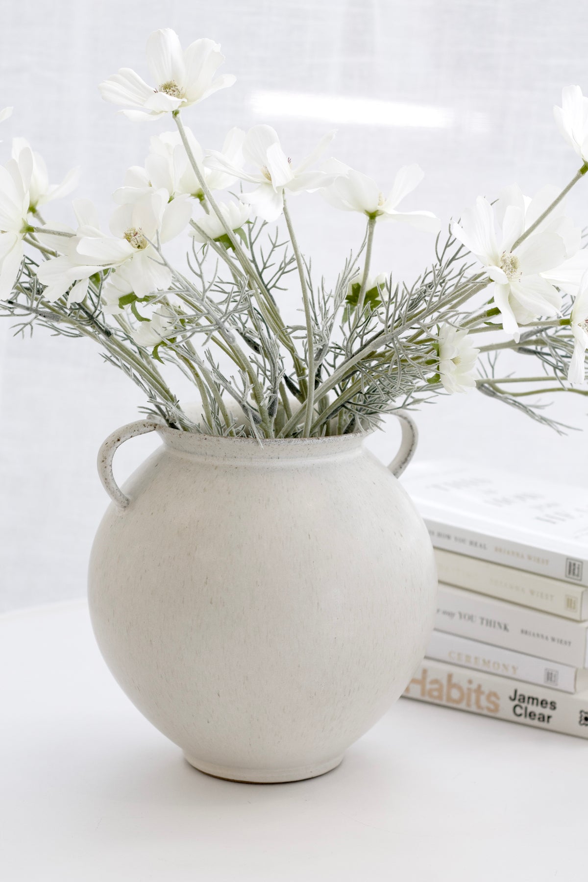 Fort Large Vase from Ned Collections – Ceramic, Speckled Glaze