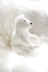 Peter the Polar Bear Soft Toy – 32cm | Knitted Plush Cuddle Buddy by Lily & George