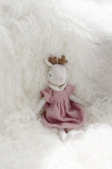 Noemie the Deer from Lily & George – Soft Toy Doll (Pink Dress)