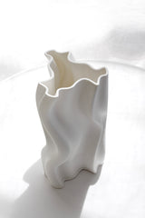 Arti White 3D Printed Ceramic Vase (Small or Large)