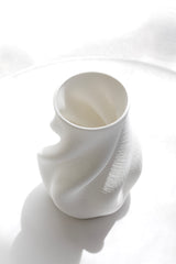Bella White 3D Printed Ceramic Vase (Small or Large)