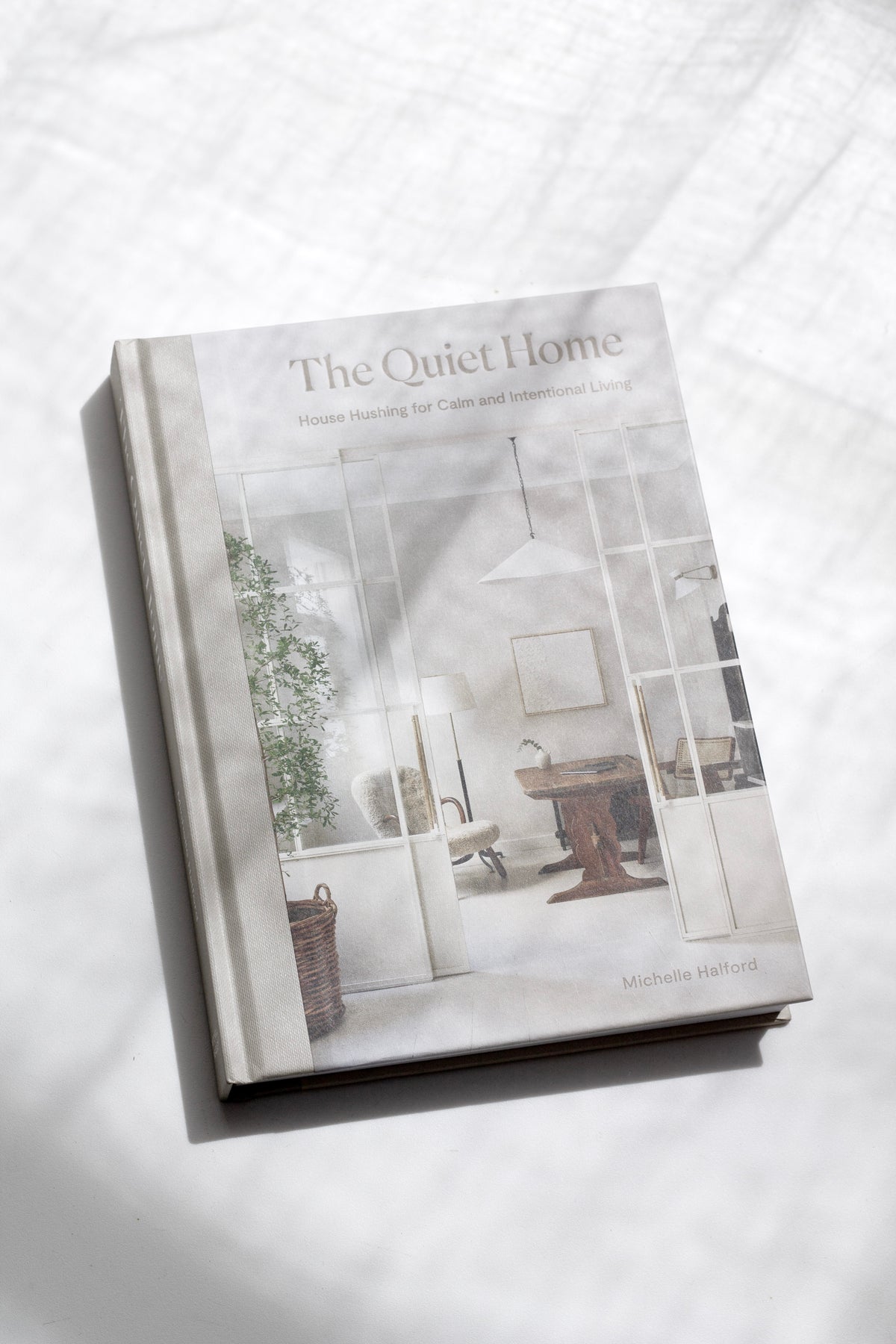 The Quiet Home page spread showing natural elements