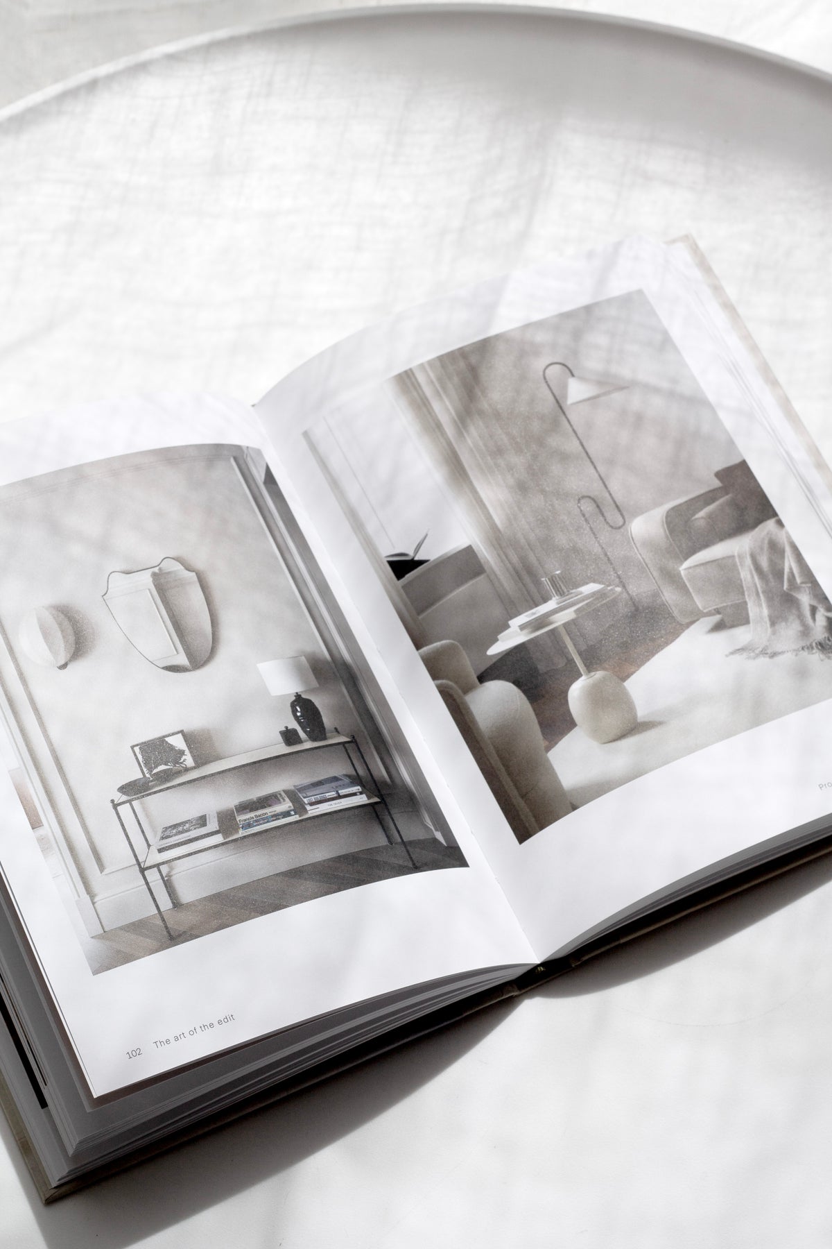 The Quiet Home page spread detail