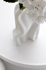 Arti White 3D Printed Ceramic Vase (Small or Large)