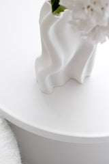 Arti White 3D Printed Ceramic Vase (Small or Large)