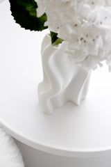Arti White 3D Printed Ceramic Vase (Small or Large)