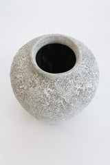 Nerina Stone Vase – Sage Textured Vessel, Small & Large