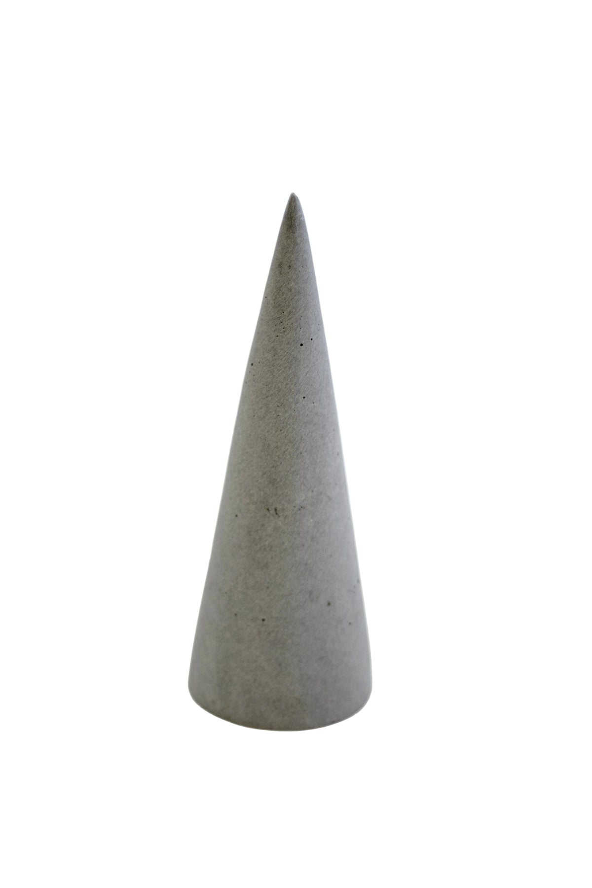 Concrete Cone, Natural Polystone Sculpture