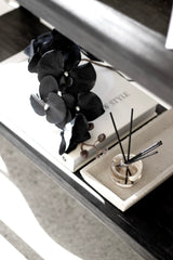 White Concrete Square Tray | Minimalist Decorative Tray for Vases, Jewellery or Bathroom Styling