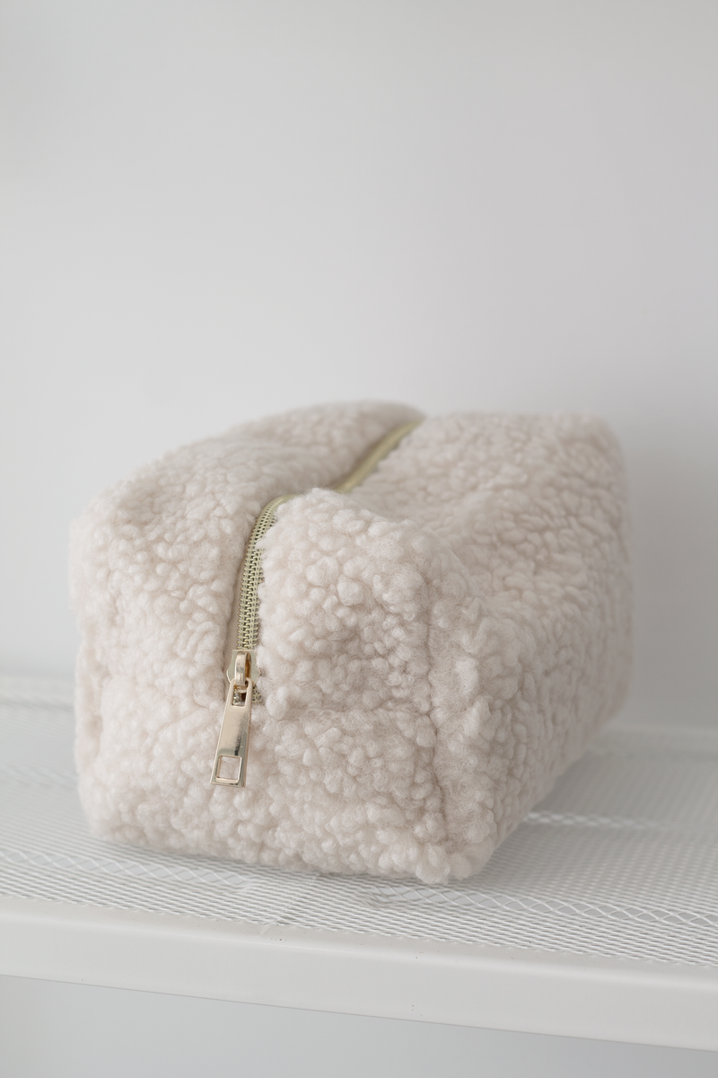 Boucle Makeup Bag