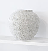 Seafoam Rustic Large Textured Vase