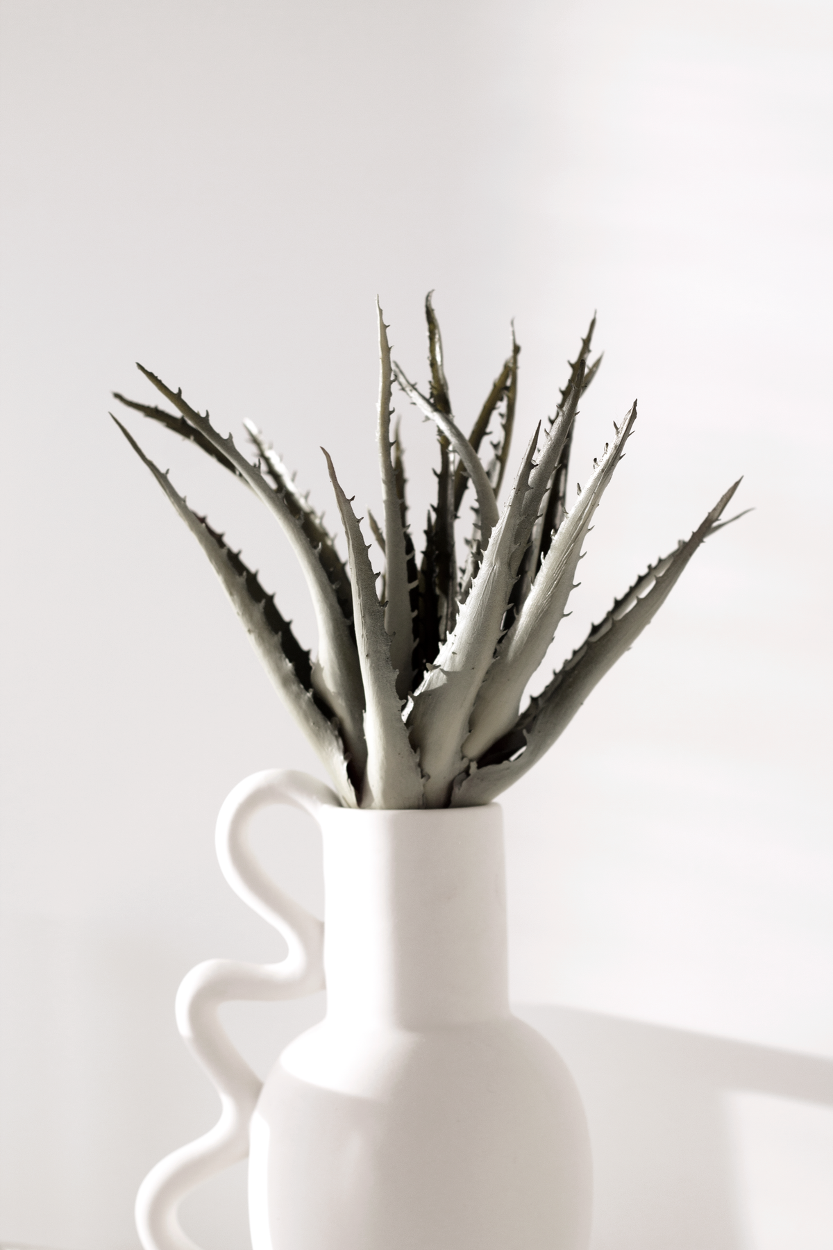 Aloe Vera Plant, 23cm Realistic Faux Greenery