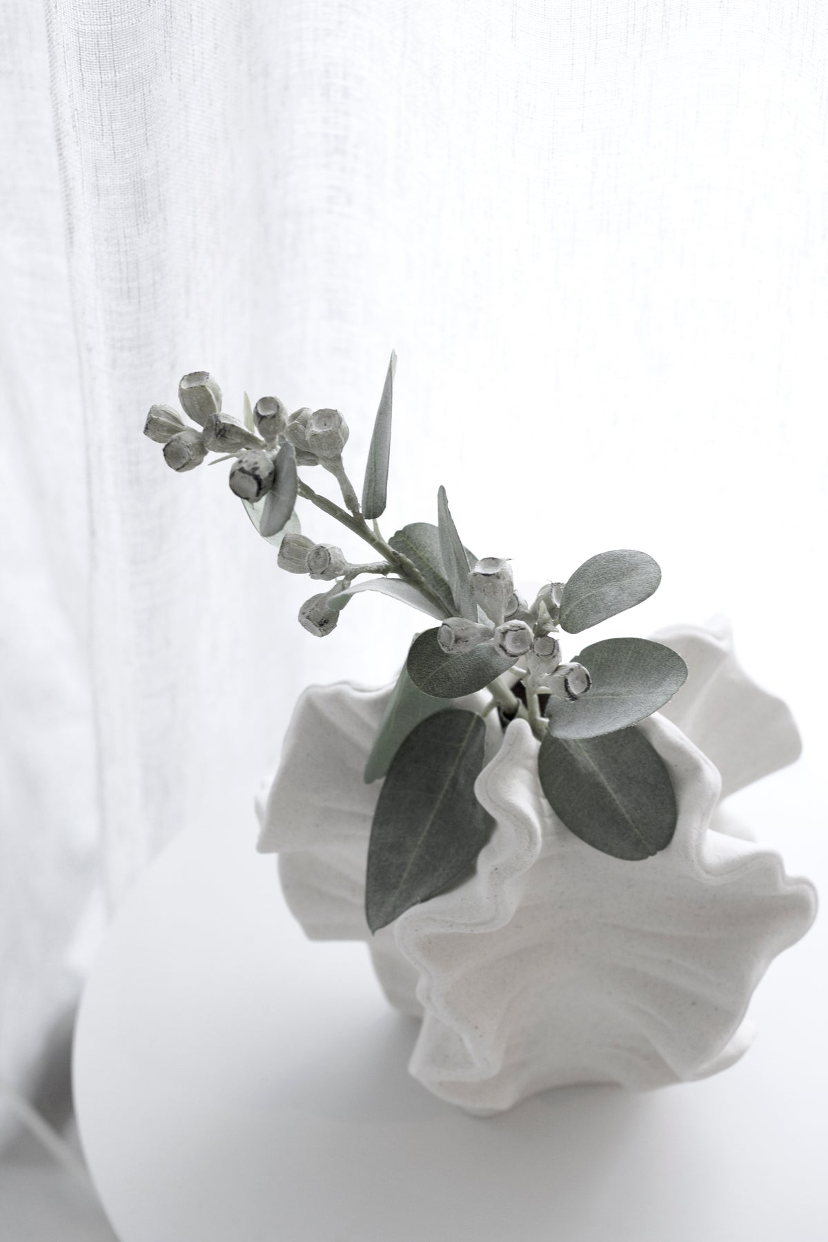 Mini Eucalyptus Pod Spray, 40cm Faux Stem