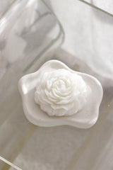 Cloud Ceramic Trinket Dish - Silver / White