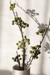 Tall Berry Branch 84cm Green