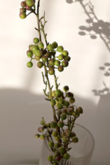 Tall Berry Branch 84cm Green