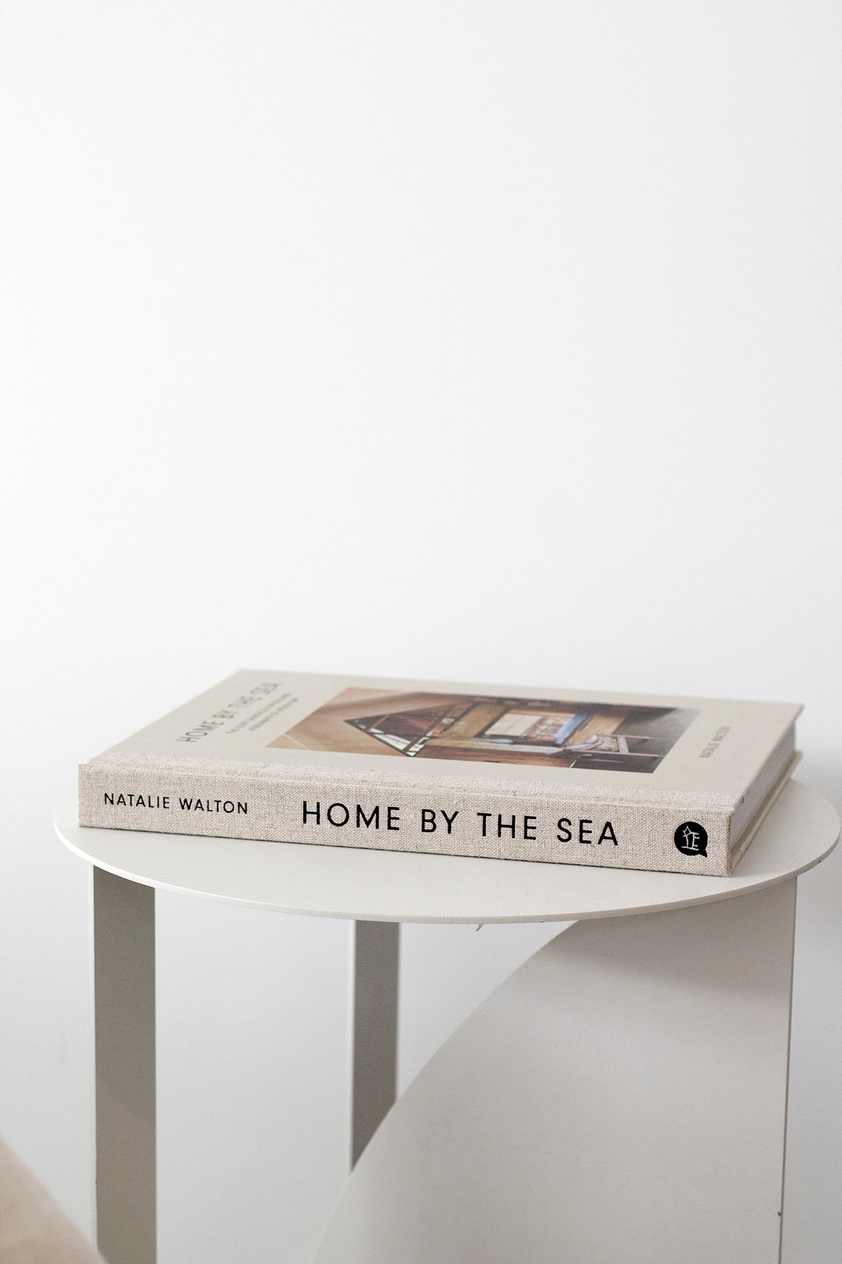 Home by the Sea styled on a shelf