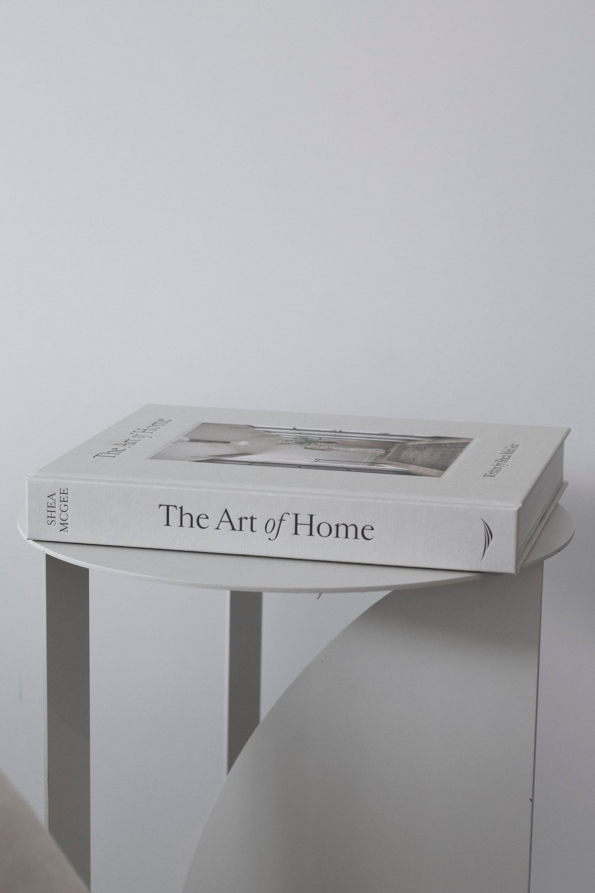 The Art of Home by Shea McGee page spread showing a living room