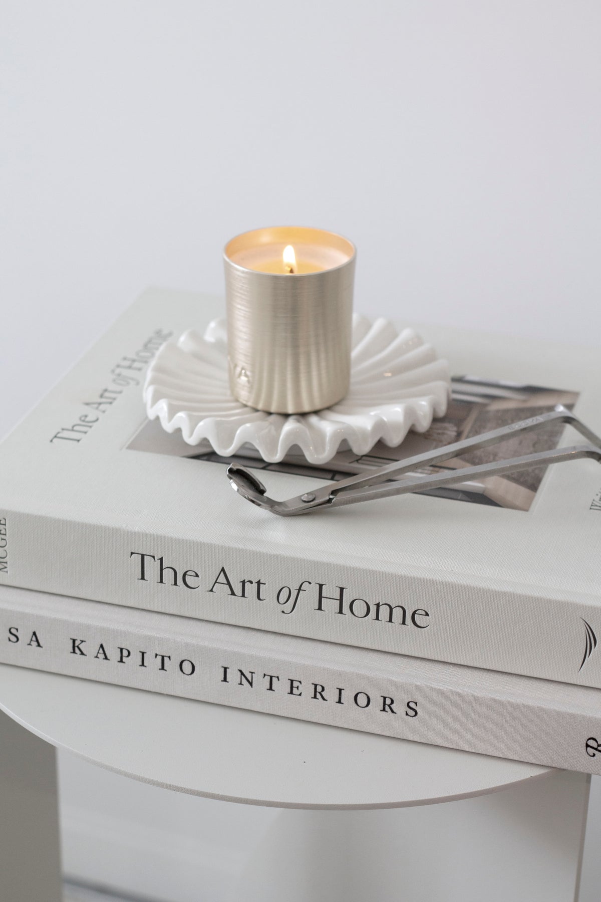 Alyssa Kapito Interiors page spread flatlay