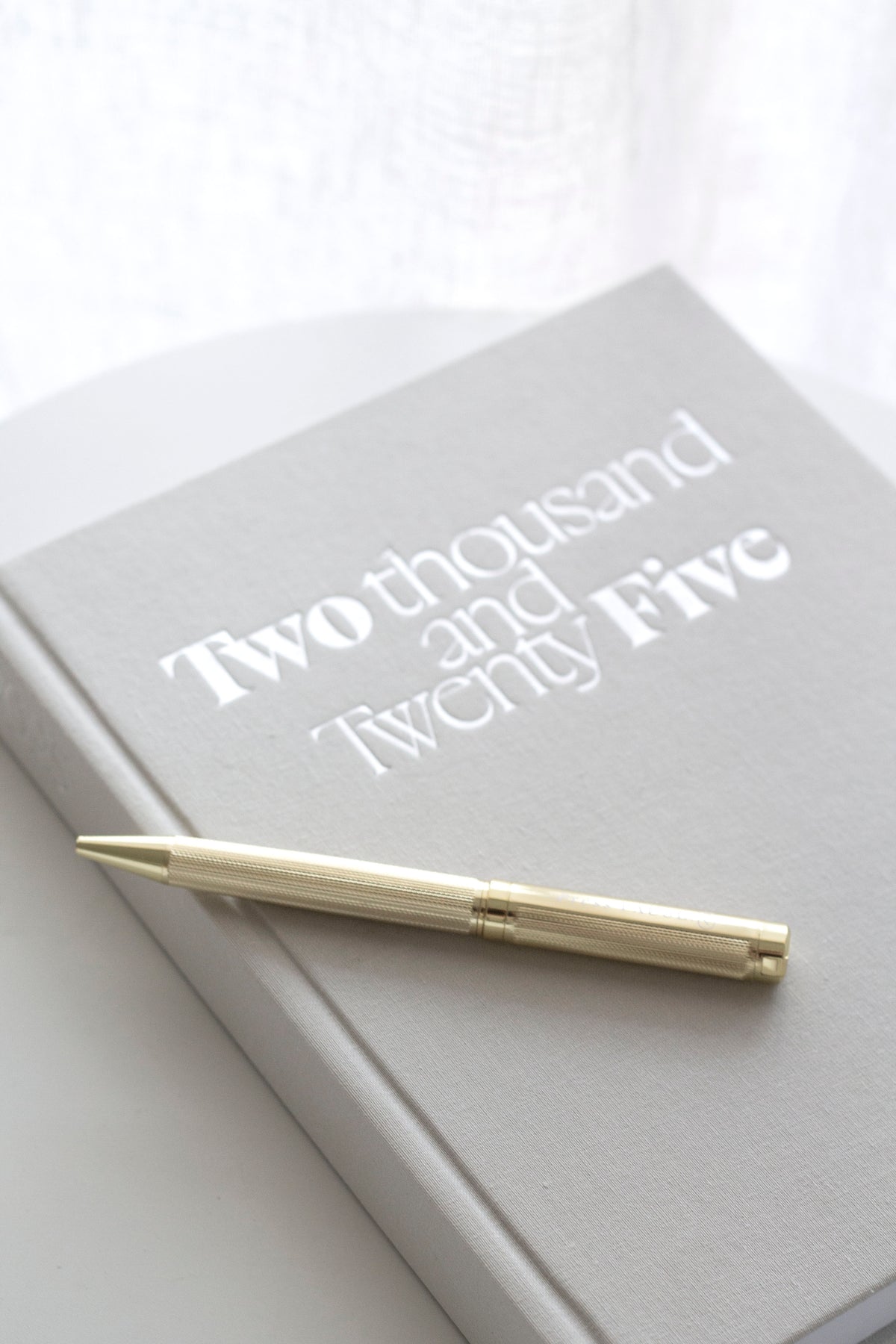 ‘Press Pause’ Gold Luxe Pen from Olive + Page