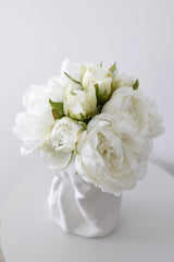 Peony Bouquet - White / Pink