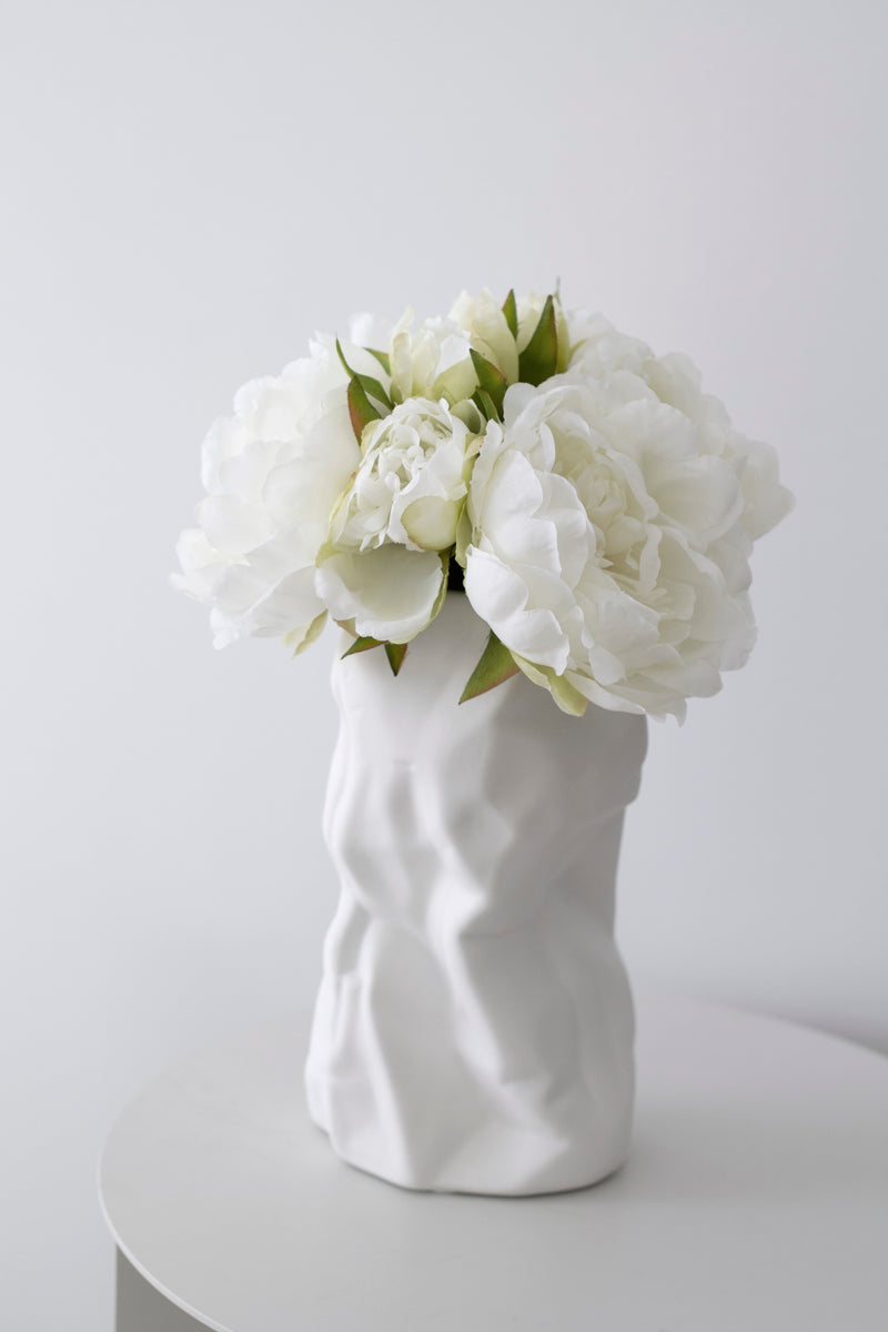 Peony Bouquet - White / Pink